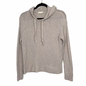 It's Our Time Beige Tan Knit Hoodie Sweater